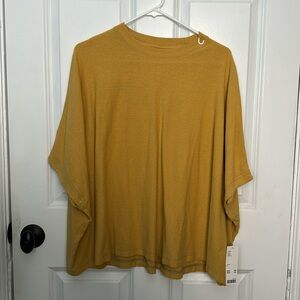 NWT KO+O for Urban Outfitters Mustard unisex tunic tee Size S